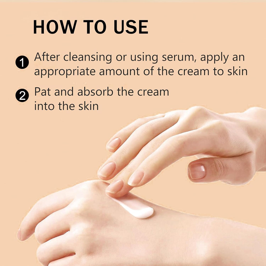Snail Repair Cream, Snail Mucin Essence, Snail Face Cream, anti Wrinkle Face Cream, Face Moisturiser Long Lasting, Deep & Intense Hydration, Firming, Repair, Anti-Ageing Snail Cream for Face
