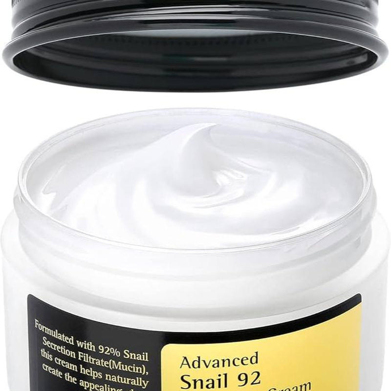 Cosrx - Advanced Snail 92 All in One Cream (3.5 Oz) Snail Mucin Hydrate Moisturizer