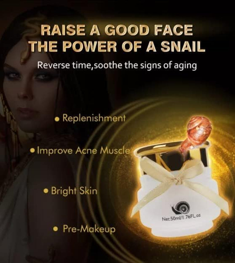 Regenerate Snail Day/Night Cream Snail Extract Renew Moisture Restore Face Cream Repairing Facial Cream