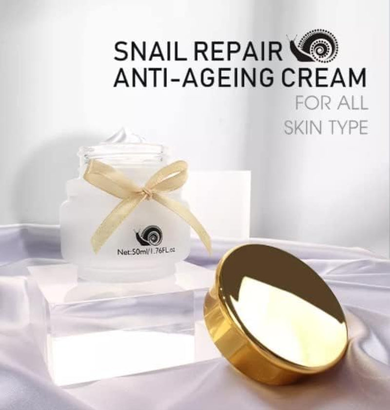 Regenerate Snail Day/Night Cream Snail Extract Renew Moisture Restore Face Cream Repairing Facial Cream